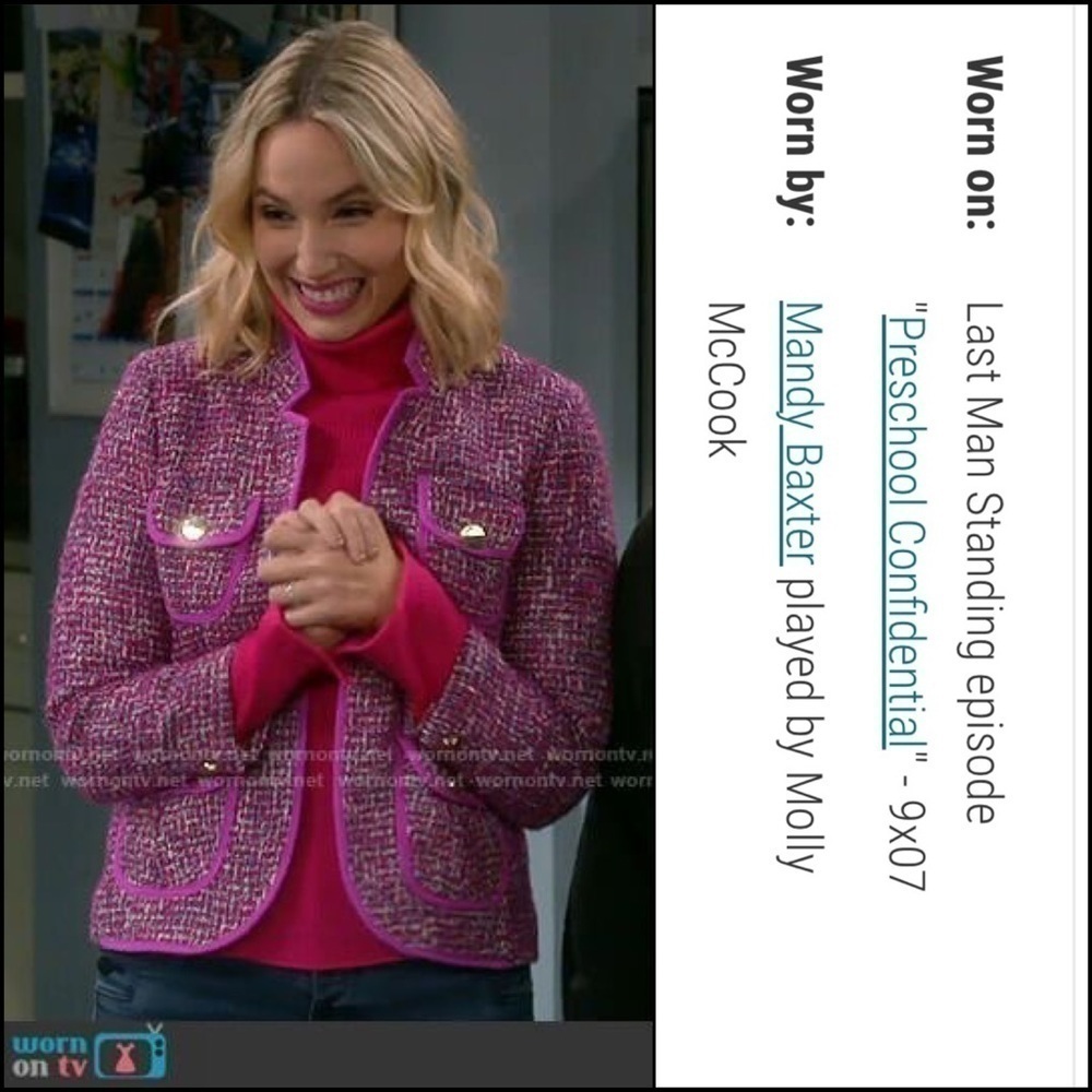 J.Crew fuchsia lady tweed jacket + pencil skirt 2 piece suit *shop@iamwarrior - Picture 6 of 16